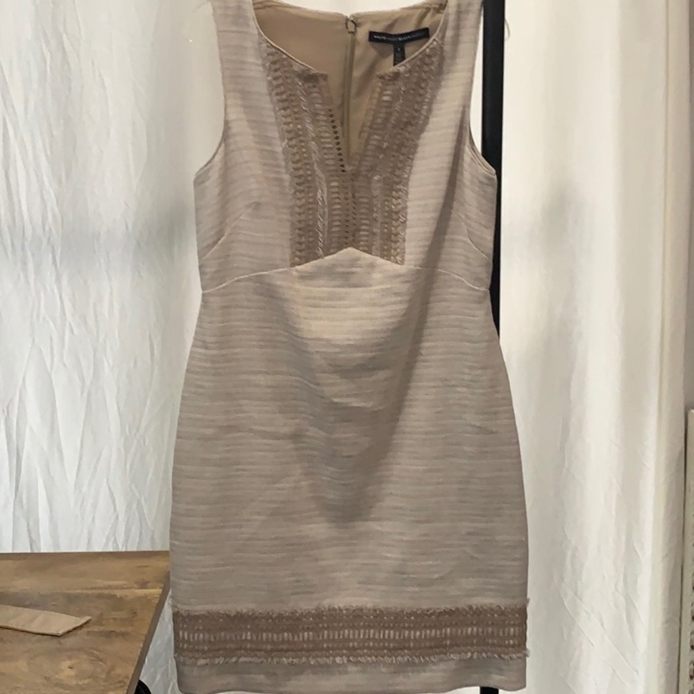 White House Black Market Dress Size 2 Sand